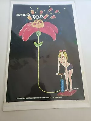 Monterey Pop Festival Cult Movie Poster Print • $7.99