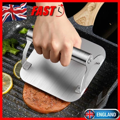 £13.29 • Buy Beef Burger Press Smooth Meat Press Durable Practical For Steaks Panini Sandwich
