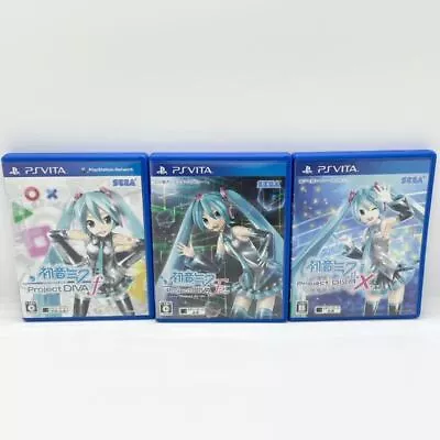 Miku Hatsune Project DIVA F F 2nd X Set PS Vita Japanese  Game  Very Good  • $58.90