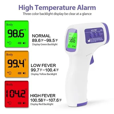 Thermometer No-Touch Forehead Thermometer For Adults And Kids 1 Sec Reading 3 • $9.90