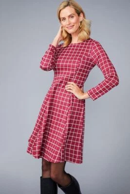 $42.39 • Buy Capture Ponte Flare Dress Womens Clothing  Dresses Fit  Flare