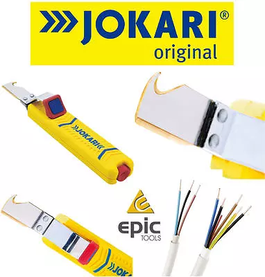 Jokari Wire Cable Stripper Stripping Sheath Hand Tool Cutter 28H8 To 28mm10280 • £18.95