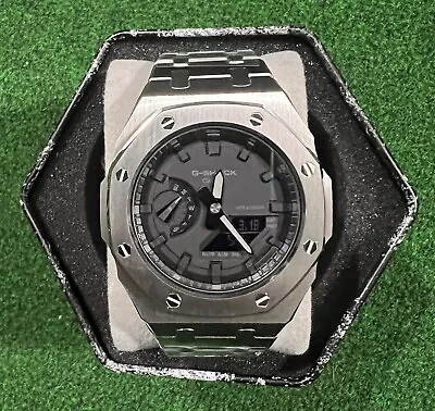 G-Shock Royal Oak Casio GA2100 Casioak Custom Silver • $189