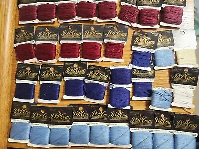 Skeins Cotton Embroidery Floss Lot Of 25+  J & P Coats Americana Colors • $15.99