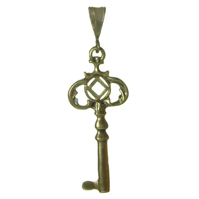 NA Narcotics Anonymous Jewelry Symbol Pendant #1153 Medium Size Brass  • $8.95