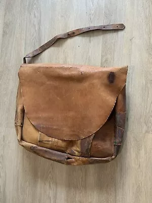 1967 Vintage Antique Leather Jumbo Bag US Mail By BUCHEIMER • $435