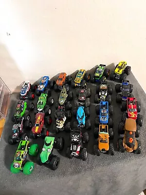 Mixed Lot Of 23 Mattel Hot Wheels Monster Trucks Monster Jam • $34.99