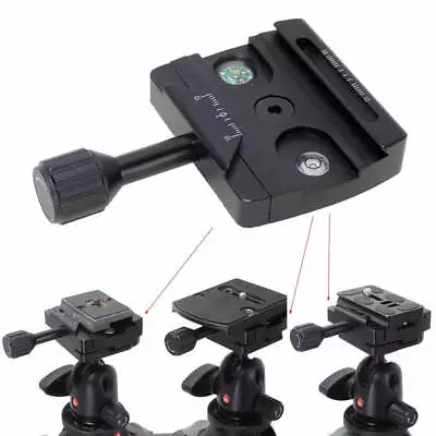 Converter For Arca-Swiss Quick Release Plate To Manfrotto RC2 Tripod Head Clamp • $29.99