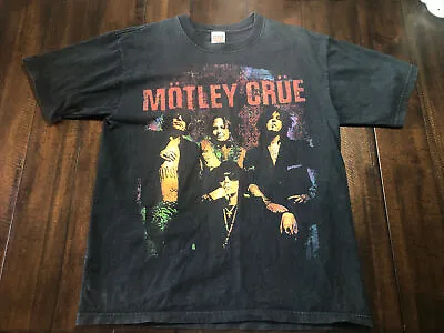 Vintage 2005 Motley Crue Band Tour Concert T-shirt Size Medium Rare • $29.99