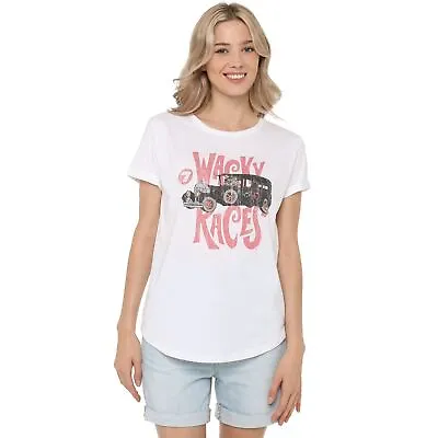 Wacky Races Womens Fashion T-Shirt Wacky Races Classic Top Tee S-XL Official • £13.99