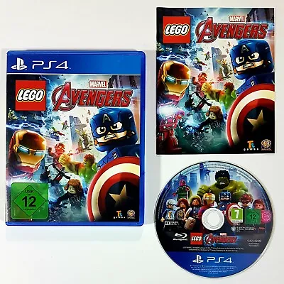 PLAYSTATION 4 LEGO Marvel Avengers Dt. Pal Boxed Ironman / Cpt. America /Hulk / • $36.52