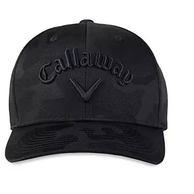 Callaway Golf Camo FLEXFIT Snapback Hat Cap Adjustable Moisture Wicking • £18.95