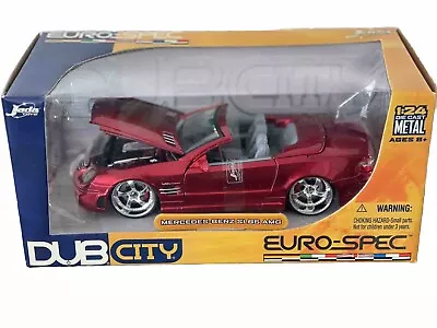 JADA Toys Mercedes Benz SL65 AMG EURO-SPEC Red 1:24*Brand New!*NICE! RARE! • $39