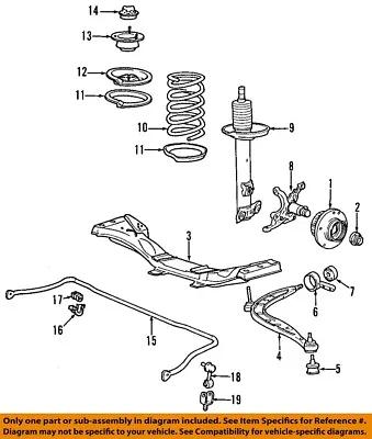 BMW OEM 96-02 Z3 Stabilizer Sway Bar-Front-Bracket 31351131622 • $24.16