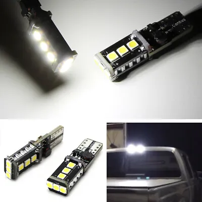 Xenon White Error Free 912 921 T15 LED Bulbs For 12V Car Backup Reverse Lights • $8.99