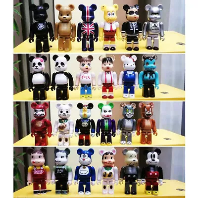 100%Bearbrick 7cm Action Figure Deco Art Desktop Toy Best Gift Backpack Keychain • $13.59