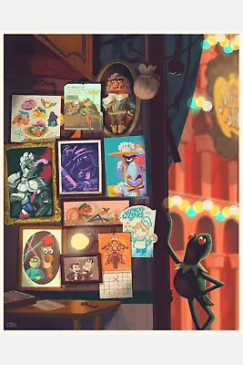 Muppets Backstage By Glen Brogan Ltd Edition X/255 Print Poster MINT Art • $95