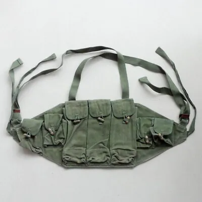 Chinese Military Type 56 Mag Bag Field Ammo Pouch Chicom Type 56 Chest Rig Green • $19.99