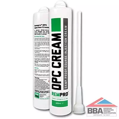 Rempro 1 X 400ml DPC Damp Proofing Course Cream - Barrier Treatment & Control Of • £15.04