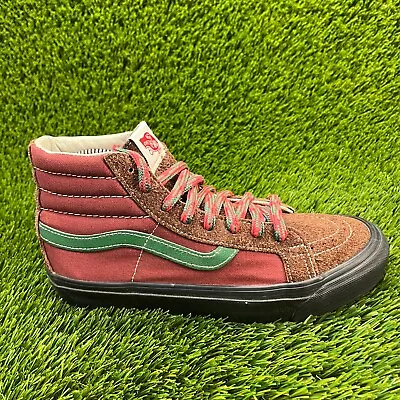 Vans Sk8-Hi Andorra Womens Size 8 Brown Green Athletic Shoes Sneakers 721278 • $39.99