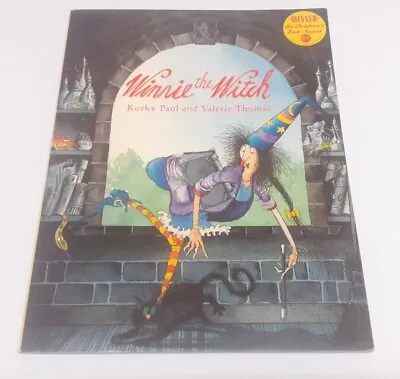 £4.25 • Buy Winnie The Witch Illustrated Paperback Book Valerie Thomas Signed By Korky Paul