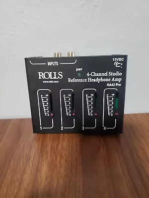 Rolls 4-channel Studio Reference Headphone Amp HA43Pro • $20