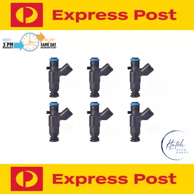 6x Fuel Injectors For Holden Commodore Statesman VE VZ 3.6 Captiva 3.2 CG 04-15 • $109.95