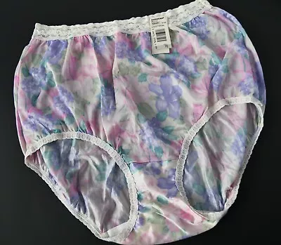 NEW Maidenform VTG 90s Wise Buys Nylon High Cut Brief Panty Sz 9 XXL XX-LARGE • $75