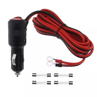 2M Car Cigarette Lighter Extension Cable 16AWG Socket Charger Lead W/ Switch • £13.56