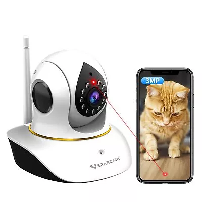 VSTARCAM Pet Camera With Laser 3MP Wireless Interactive Dog & Cat Laser Toy C... • $83.94