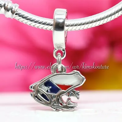 Authentic Sterling Silver Puerto Rico Frog  Charm 797222ENMX • £38.54