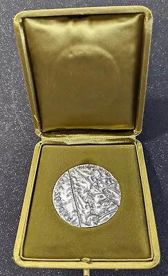 Vatican Medal Paul VI In Christ Love & Peace 1976 By A. Fabbri 701 MI 800 Silver • $71.25