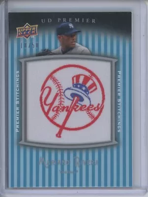 Mariano Rivera Logo Patch /50 2008 Ud Premier Stitchings Manufactured Yankees Sp • $19.99