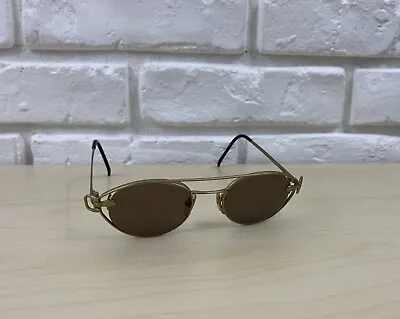 Vintage Yohji Yamamoto 52-4109 Sunglasses UV Protection Steampunk Oval Aviator • $418.87