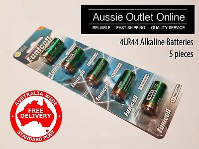 5x 4LR44 Alkaline Battery 6V PX28A A544 28PXA 476A A4034PX L544 28A L1325 NSW • $8.50