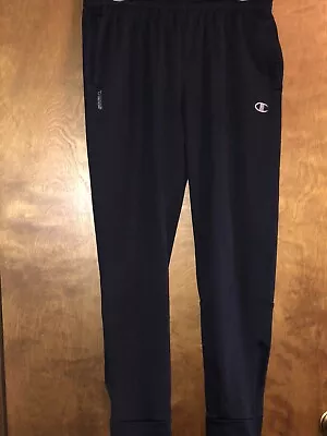 Champion Sweatpants Men's Joggers Navy Blue Comfortable Athletic Fit Size M • $19.99