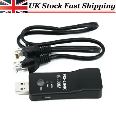 Wireless LAN Adapter WiFi Dongle RJ-45 Ethernet Cable For Samsung Smart TV New • £10.99