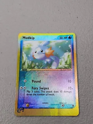 Pokemon 2003 Mudkip Reverse Holo Black Star Promo 010 MP • $10