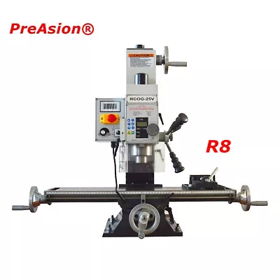 PreAsion® RCOG-25V Precision Milling Machine Benchtop Drilling 110V R8 Spindle • $1855.80