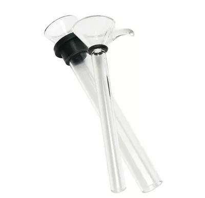$8.95 • Buy Two Piece Glass Downstem And Slide Bowl (12mm) Hookah Water Pipe