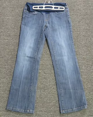 Motherhood Maternity Jeans Womens Size Small Blue Dark Wash 30 X 28 • $10