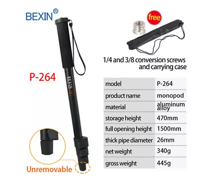 Handheld Pole Walk Stick Lightweight Video DSLR Camera Stand Monopod Unipod • £23.93