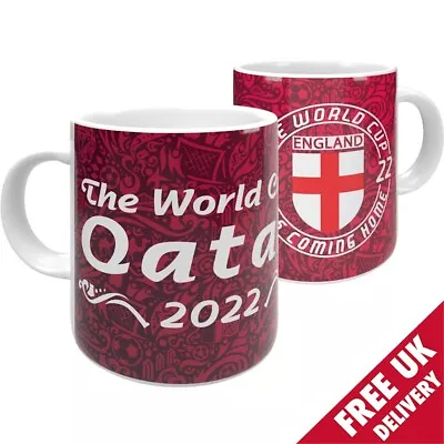 £9.99 • Buy England Mug World Cup Qatar 2022 Gift Souvenir