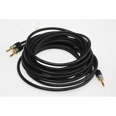 Mediabridge 12AWG Ultra Series Speaker Cable - Gold Plated Banana Tips (25 FT) • $30