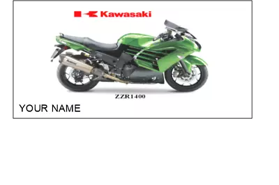  Kawasaki ZZR1400  PRINTED ON A GLASSES LENS CLOTH • £2.90