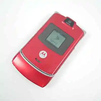 Motorola Razr V3m Red Sprint Flip Phone • $26.99