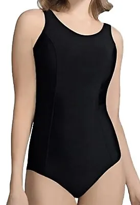 Amoena Women's Rhodes One-Piece Swimsuit Color Black Size 16c. • $24