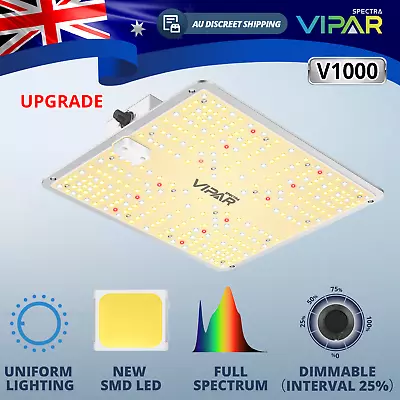 VIPARSPECTRA Dimmable V1000 LED Grow Light Full Spectrum Indoor Plants Veg Bloom • $99.99