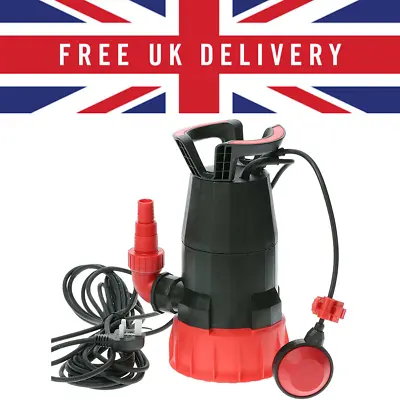 £39.95 • Buy Electric Submersible Pump For Clean Or Dirty Water - Flood Pool Garden Well Pond
