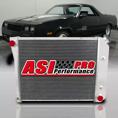 4 Row Aluminum Radiator For 1968-1987&72 Chevy Nova Camaro El Camino Monte Carlo • $199